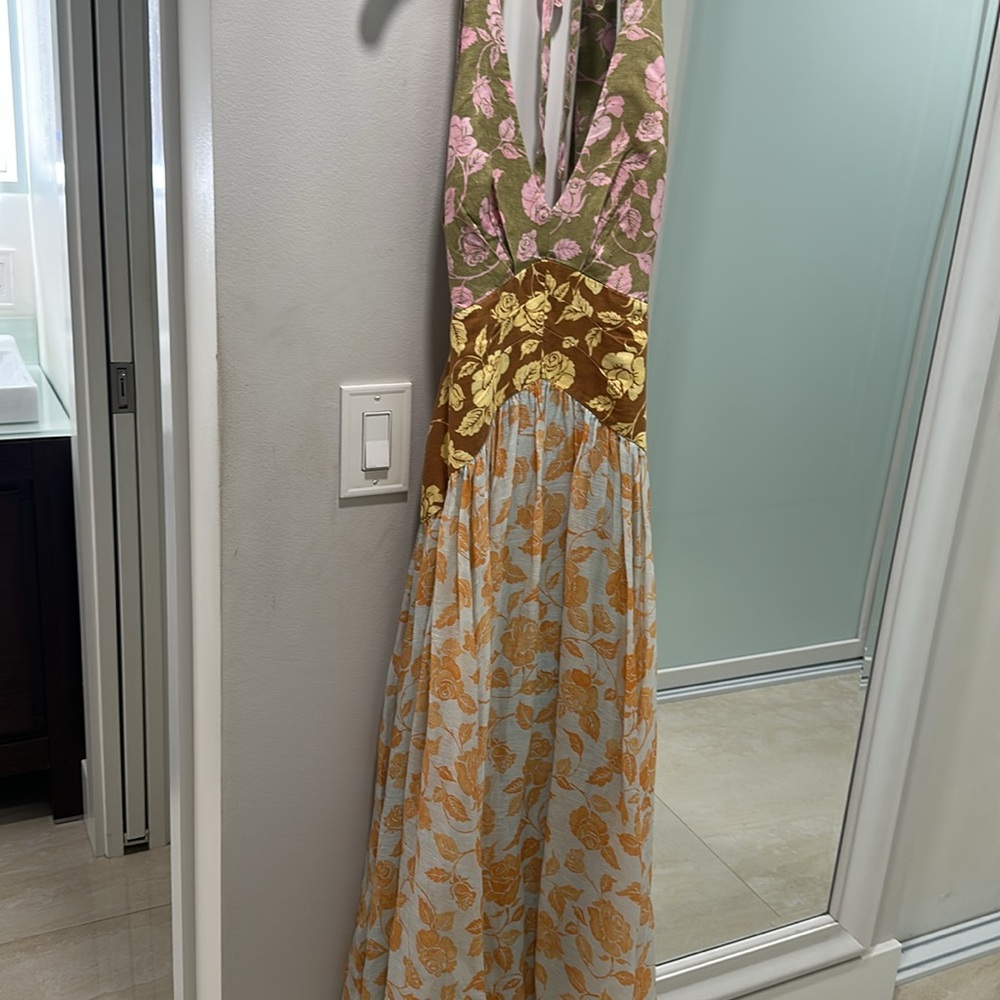 Zimmerman lovestruck multicolor linen Floral Maxi Dress - Picture 6 of 11